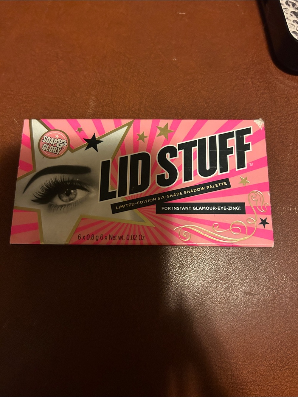 Soap & Glory Lid Stuff Eyeshadow Palette - Pink & Gold Accents